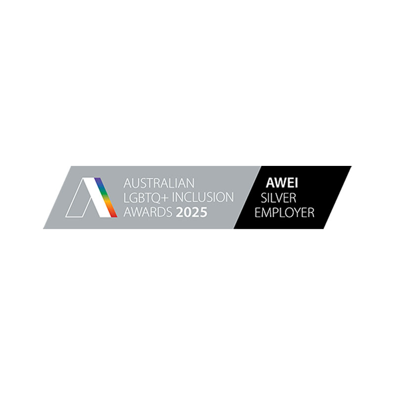 awei-logo Australian LGBTQ Inclusion Awards 2025 AWEI Silver Employer badge
